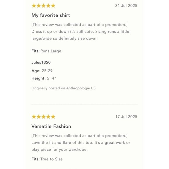 NWT Size L - Anthropologie The Dylon Short-Sleeve Wide-Placket Top (NWT US$ 98) - Picture 9 of 16